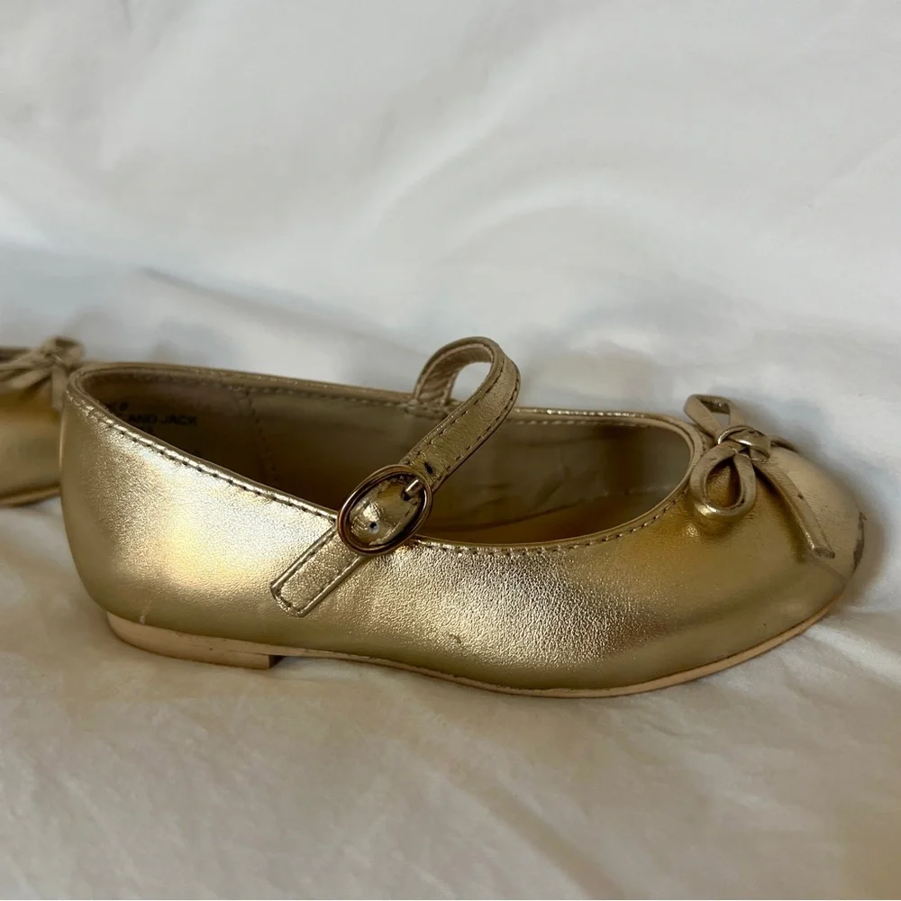 Janie and Jack Gold Dress Shoes